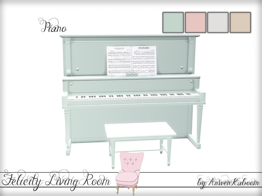 The Sims Resource - Felicity Living Room - Piano
