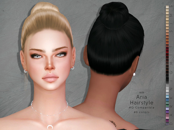 The Sims Resource - Aria Hairstyle