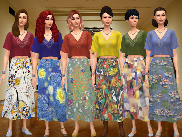 The Sims Resource - Women's Lace V Neck Blouse - Get To Work