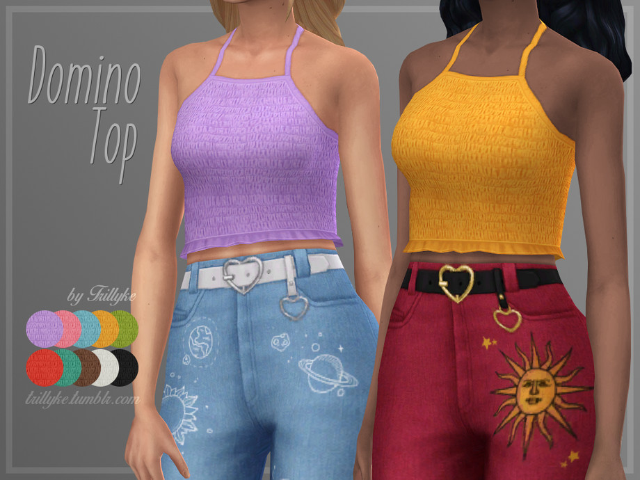 The Sims Resource - Trillyke - Domino Top