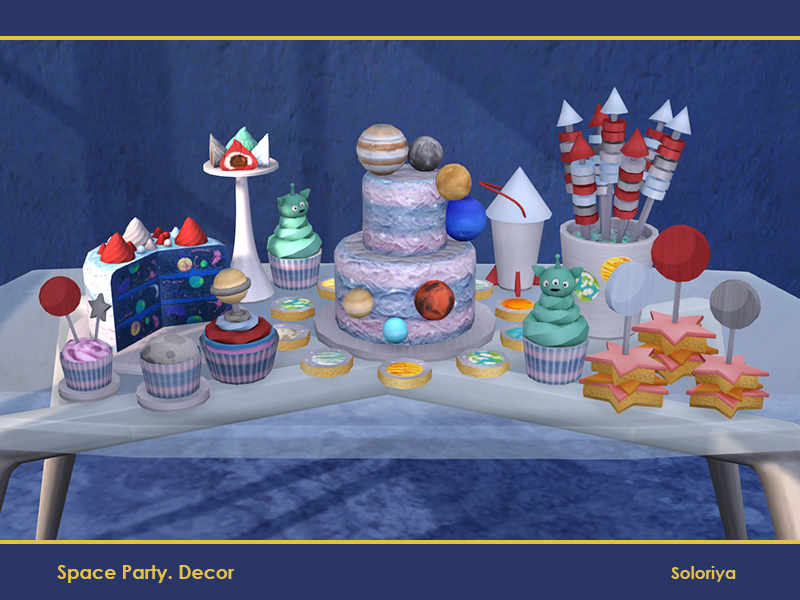 The Sims Resource - Space Party Decor