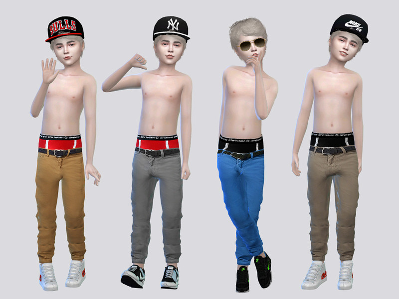 The Sims Resource - Toho Pants Kids