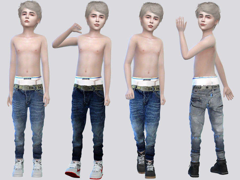 The Sims Resource - Overload Jeans Kids