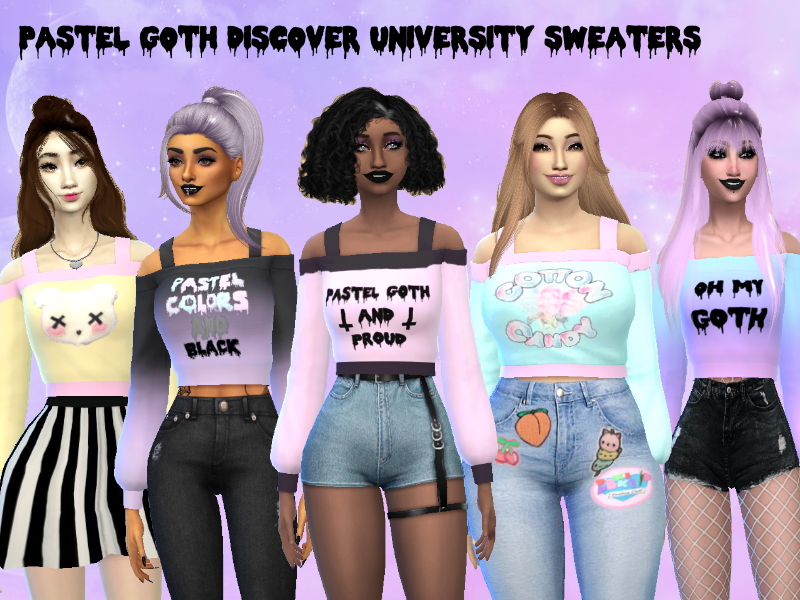 The Sims 4 Resource Pastel Goth Vametwired