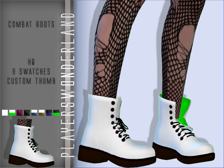 The Sims Resource - Combat Boots