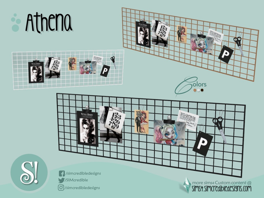 The Sims Resource - Athena Wire wall Grid Panel