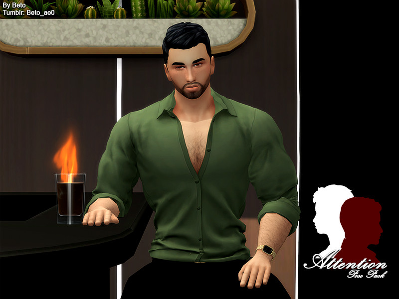 Attention - Pose Pack - The Sims Resource