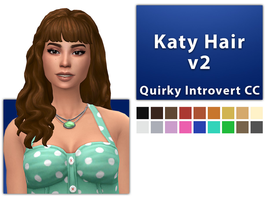 The Sims Resource - Katy Hair v2