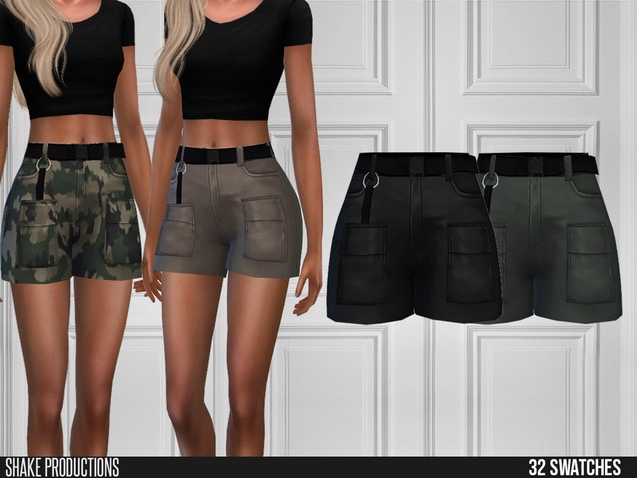 The Sims Resource Shakeproductions 472 Cargo Shorts