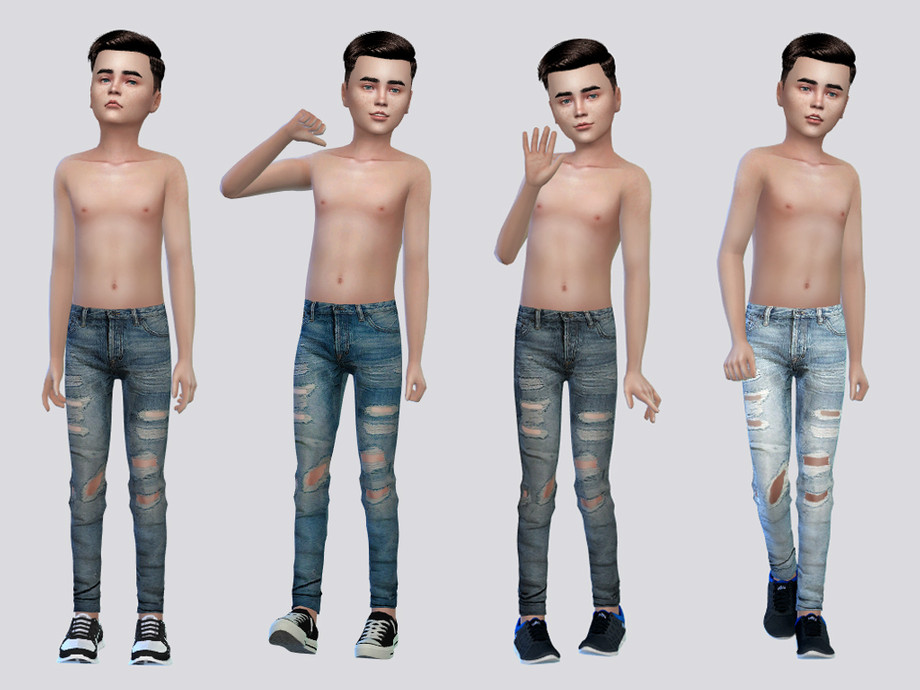 The Sims Resource - Lorenzo Jeans Kids