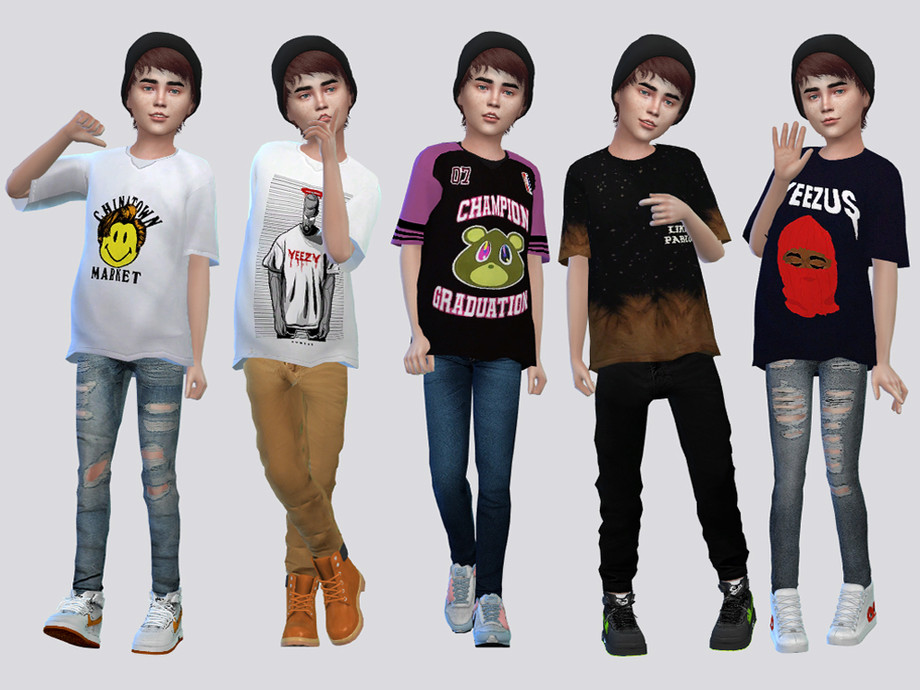 Wardian sag gips reagere The Sims Resource - Yeezy Shirt Kids
