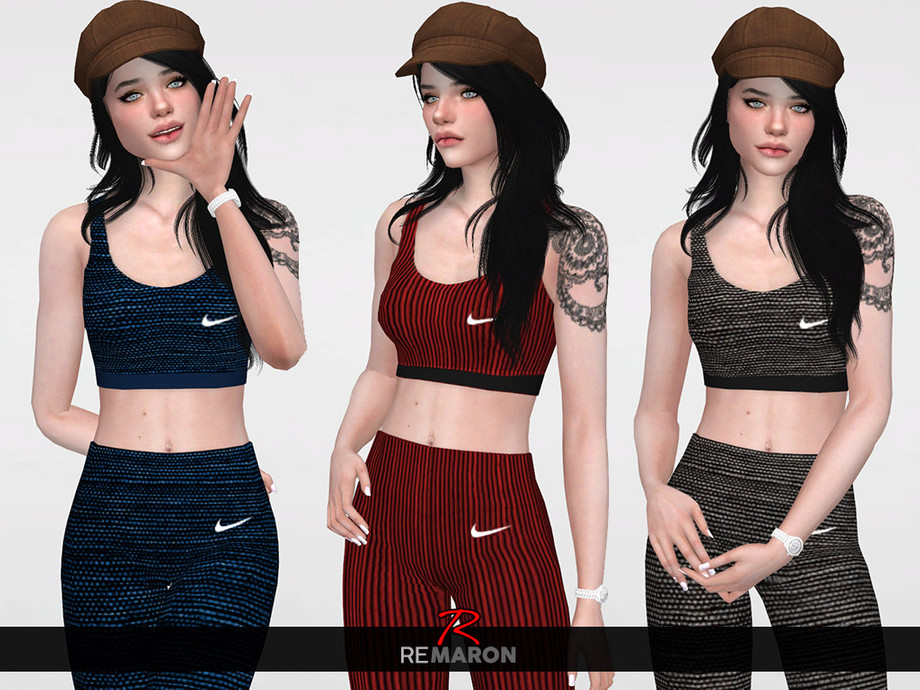 The Sims Resource - Sport Nike Top for Women 01