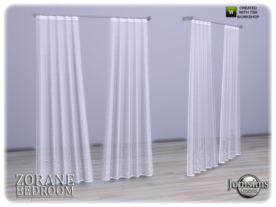 The Sims Resource - Zorane bedroom curtains
