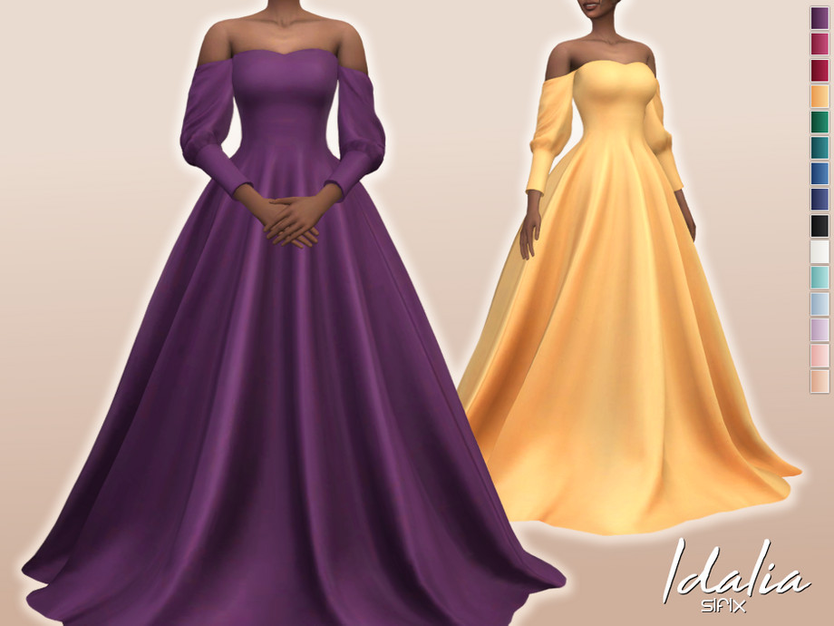 The Sims Resource - Idalia Dress