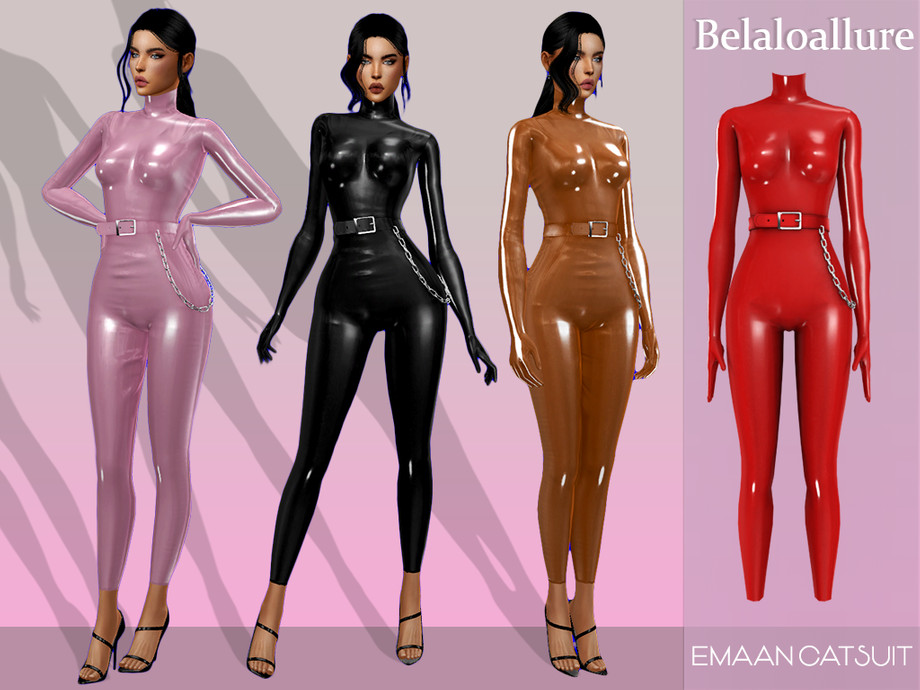 The Sims Resource - Belaloallure_Emaan catsuit