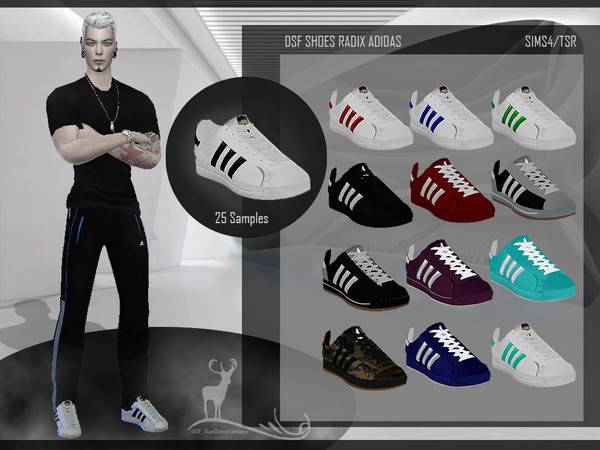 The Sims Resource - DSF SHOES RADIX ADIDAS