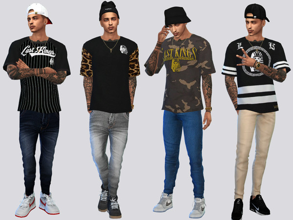 The Sims Resource - LAST KINGS Tees I
