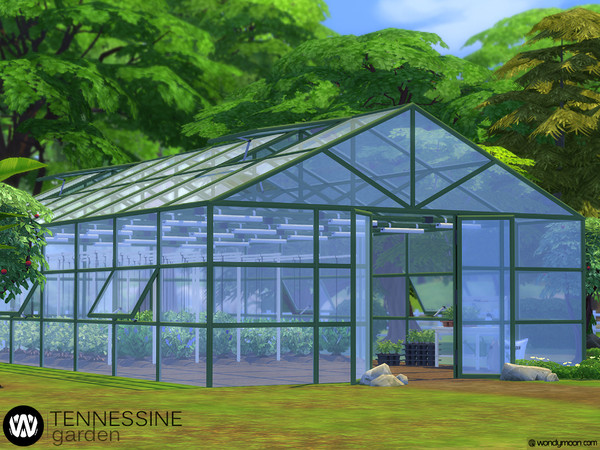 Gardener's Mansion - Sims 4 Greenhouse Haven Kit [No CC]
