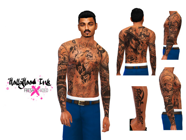The Sims Resource - Chicano West Coast Tattoo
