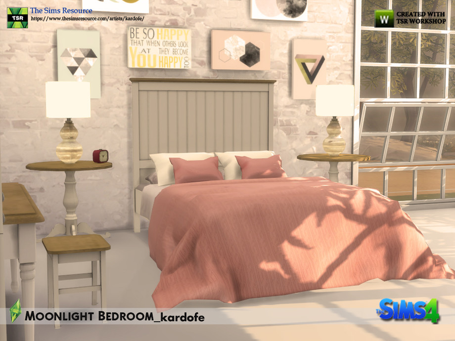 The Sims Resource - kardofe_Moonlight Bedroom