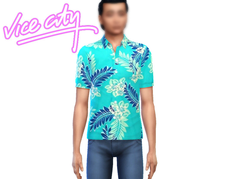 The Sims Resource - Tommy Vercetti Shirt
