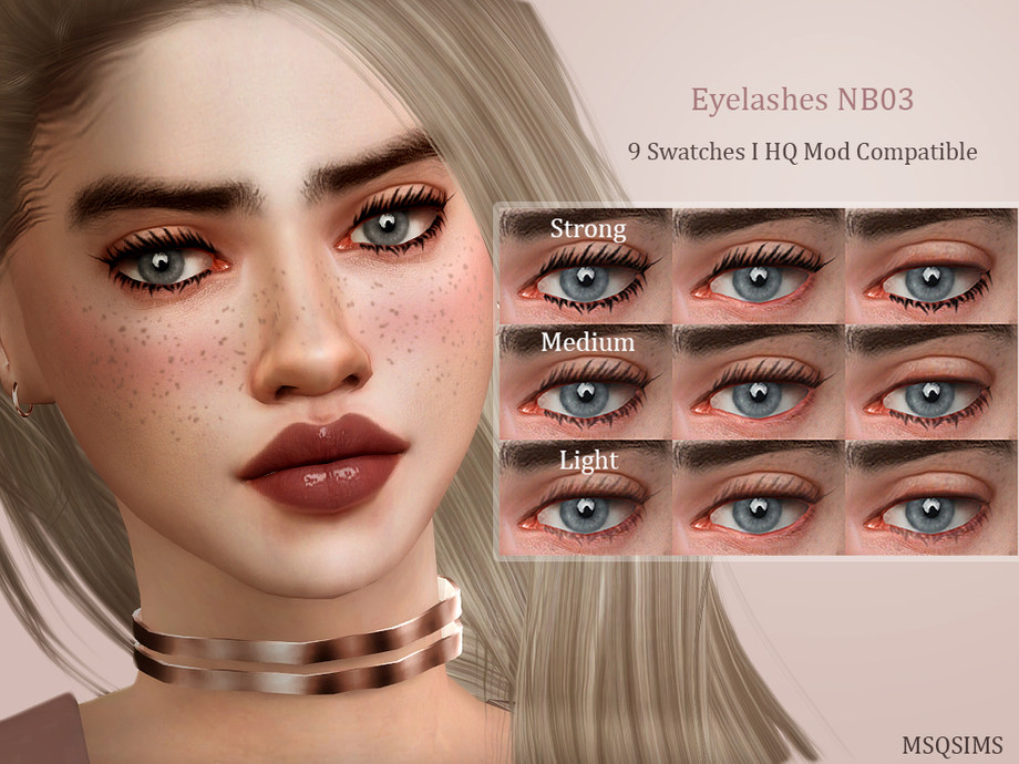 The Sims Resource - Eyelashes NB03