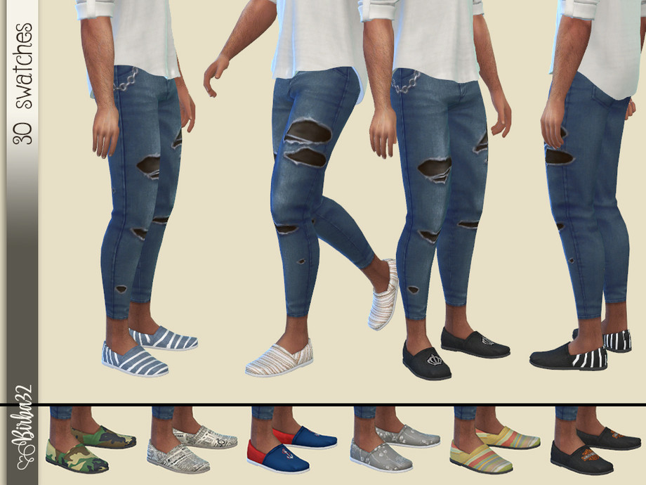 The Sims Resource - Man Summer Shoes