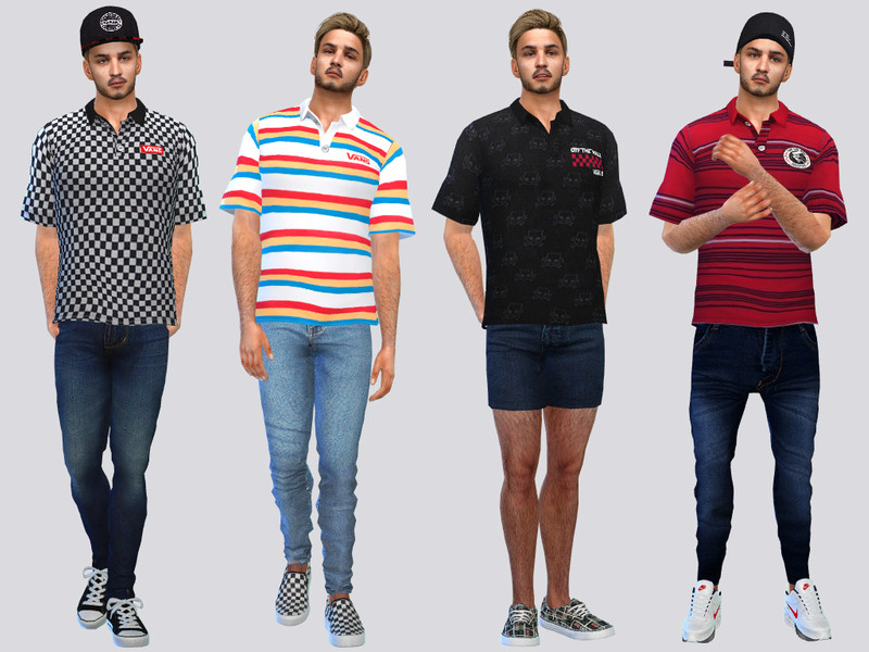 The Sims Resource - VANS Casual Polo