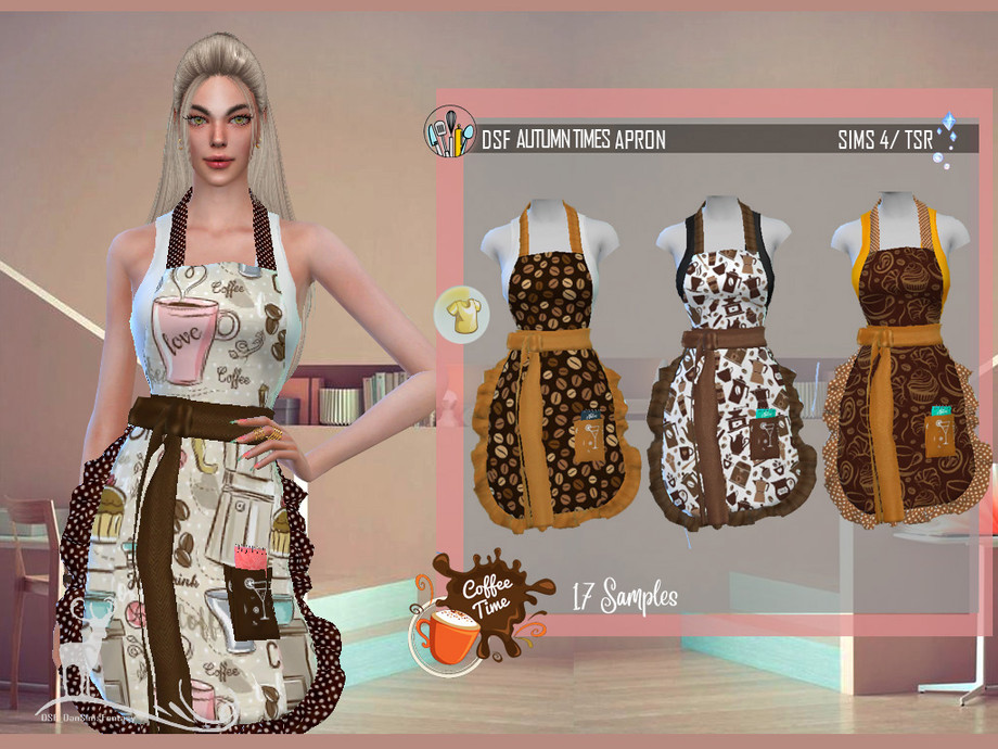 The Sims Resource - DSF AUTUMN TIMES APRON