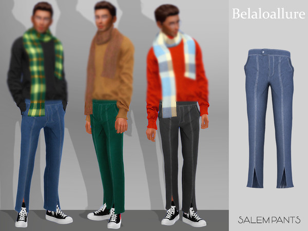 The Sims Resource - Belaloallure_Salem pants