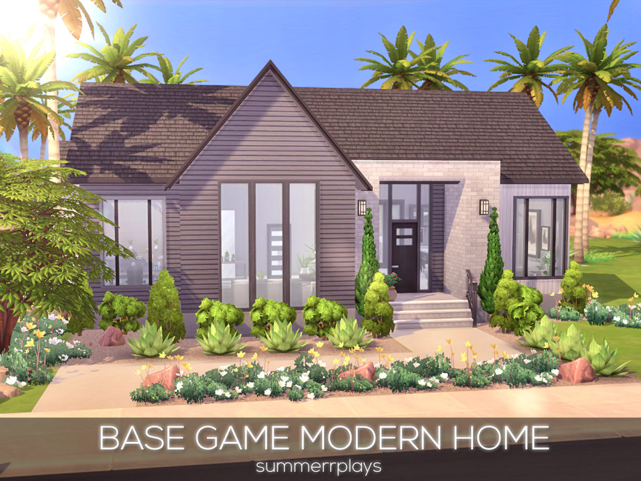 The Sims Resource - Base Game Modern Home