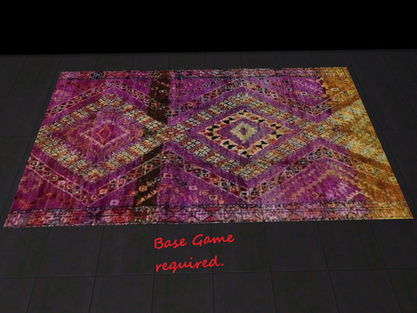 The Sims Resource - Boho Rugs