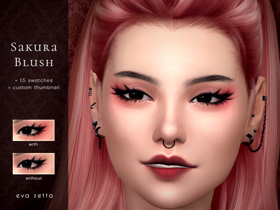 The Sims Resource Sakura Blush Eva Zetta