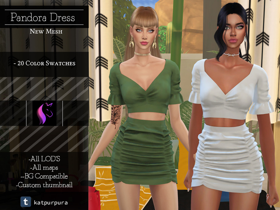 The Sims Resource - Pandora Dress