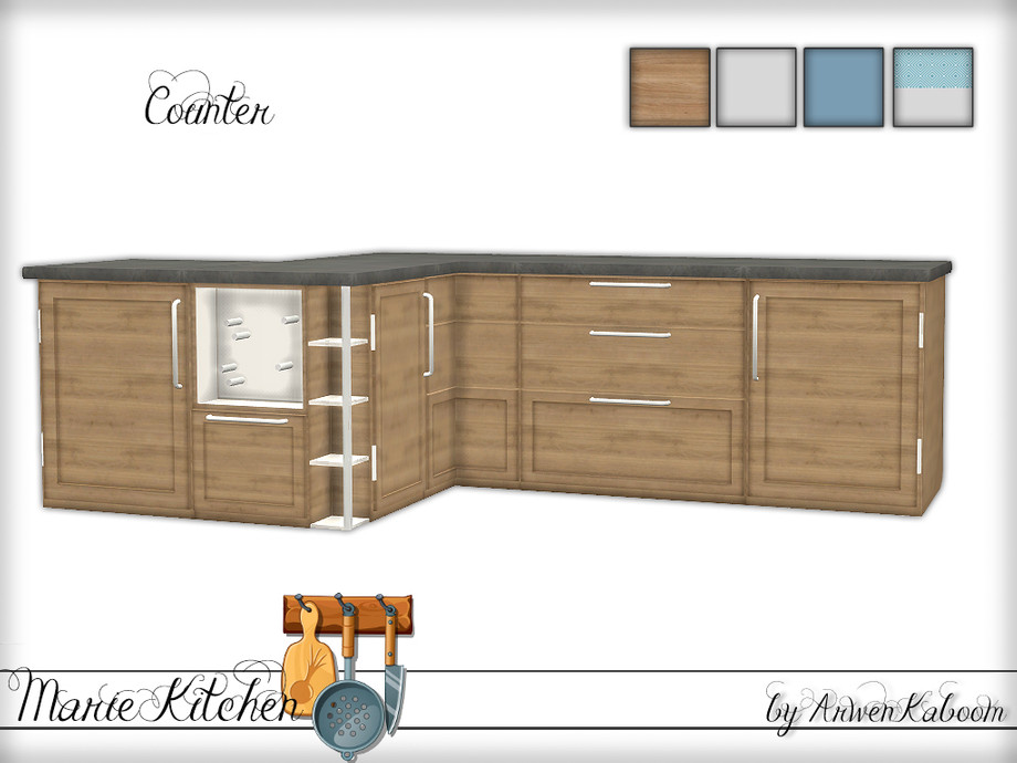 The Sims Resource - Marie Kitchen - Counter
