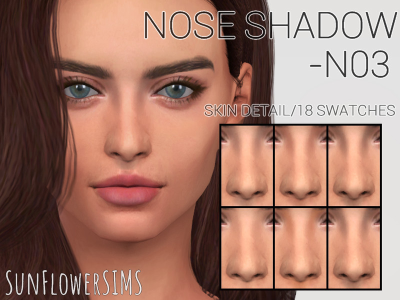 The Sims Resource - Nose shadow N03