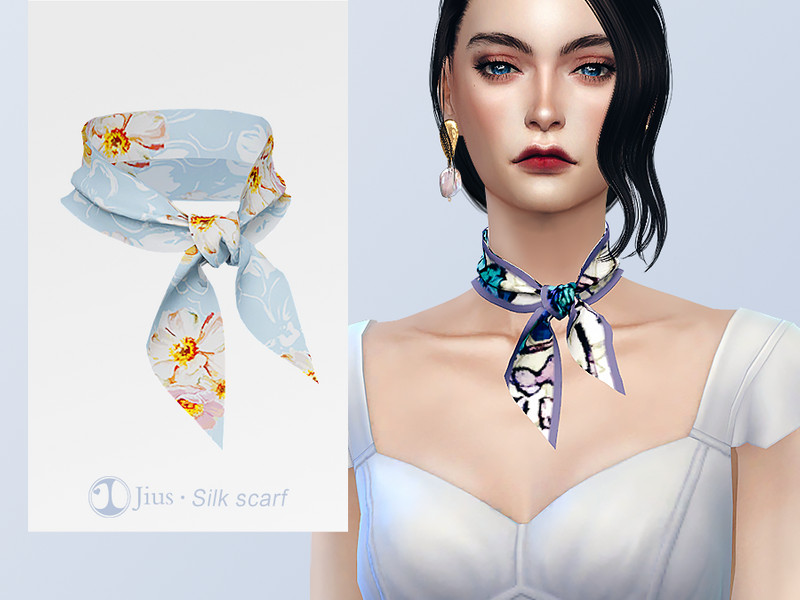 The Sims Resource - Jius-Silk scarf 01
