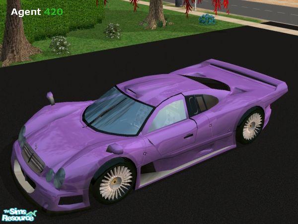 Agent420's Light Purple Mercedes CLK-GTR