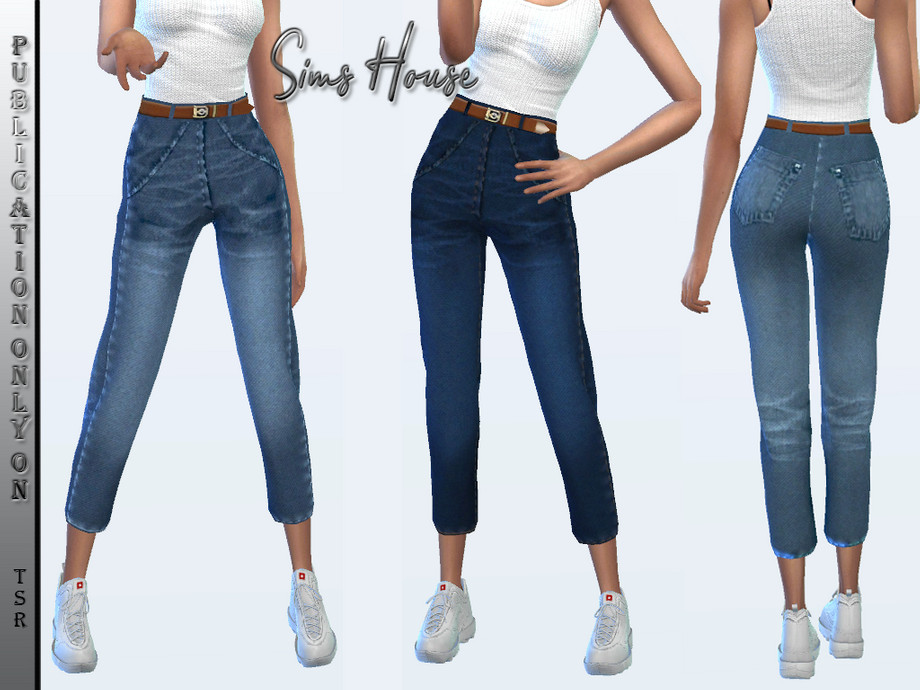 The Sims Resource - Classic women's jeans
