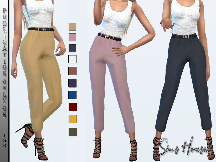 The Sims Resource - Women's classic pants