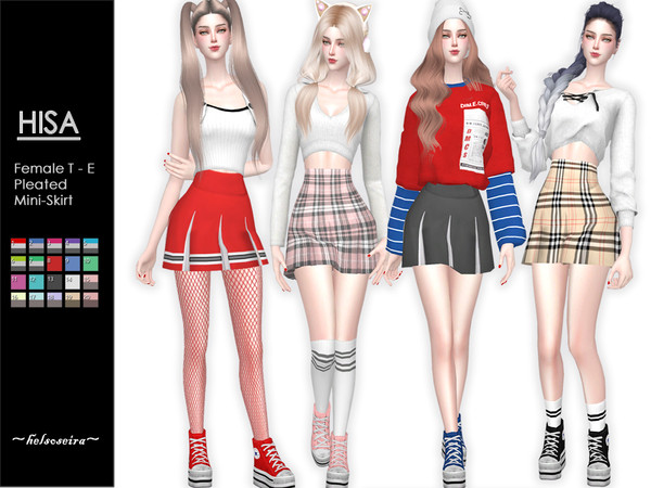 Mini skirt hotsell sims 4