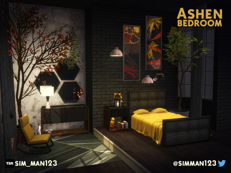 The Sims Resource - Ashen Bedroom