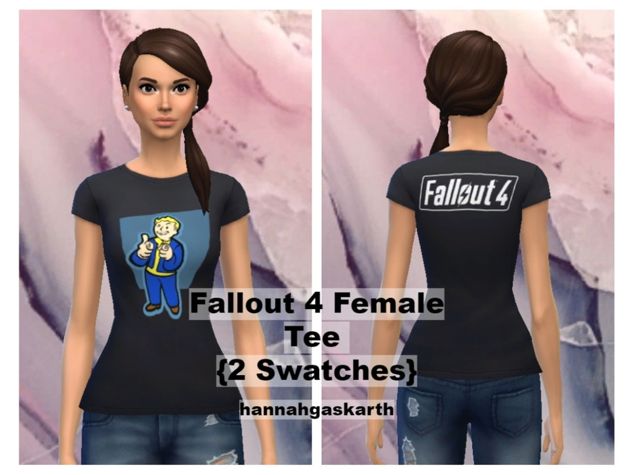 The Sims Resource - Fallout 4 T-Shirt [Female]