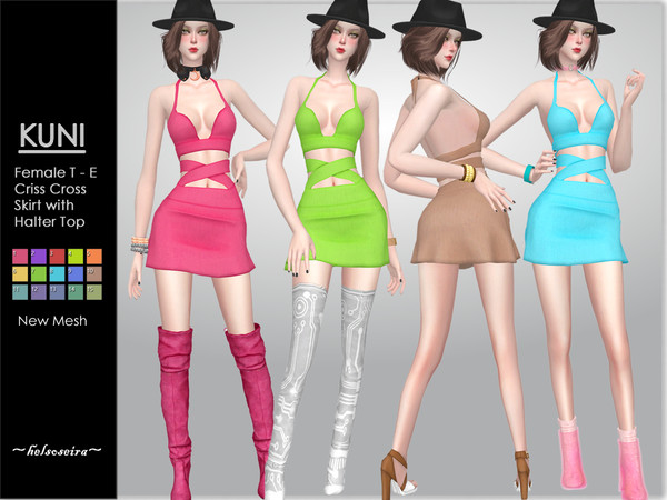 The Sims Resource - KUNI - Mini Dress