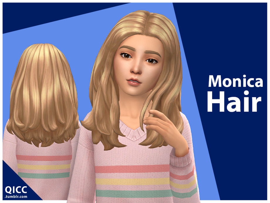 The Sims Resource - Monica Hair