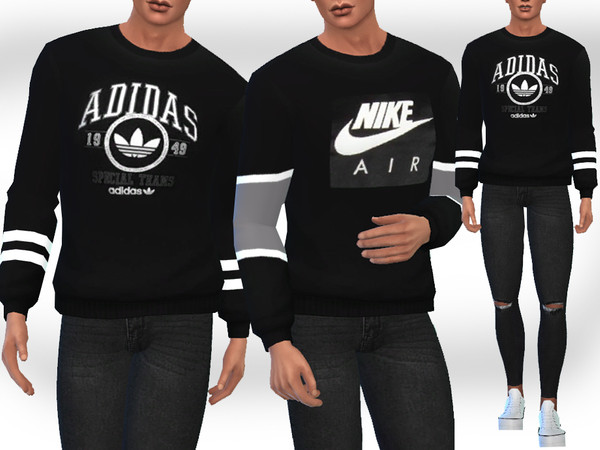 The Sims Resource - Male Sims SweatShirts