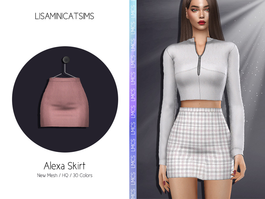 The Sims Resource - LMCS Alexa Skirt