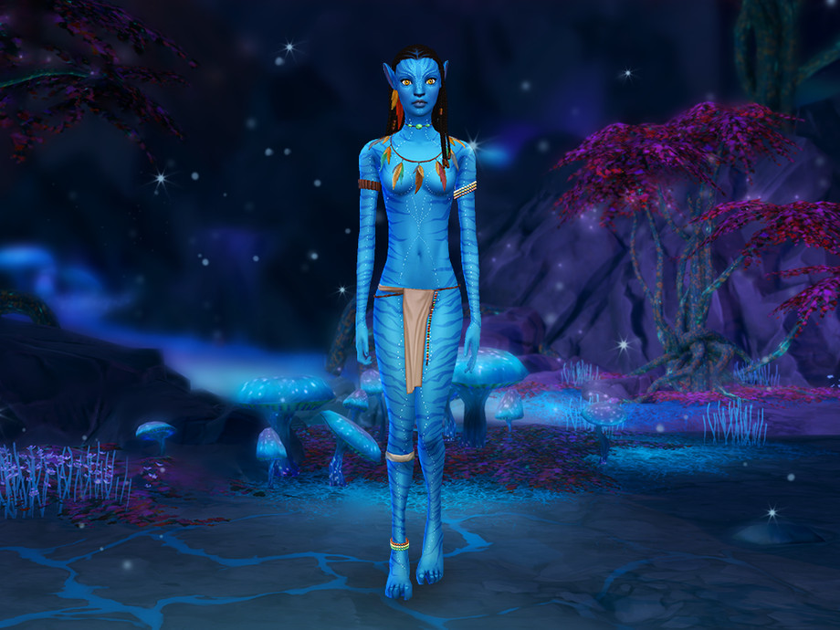 The Sims Resource - Neytiri Avatar Body (outfit)