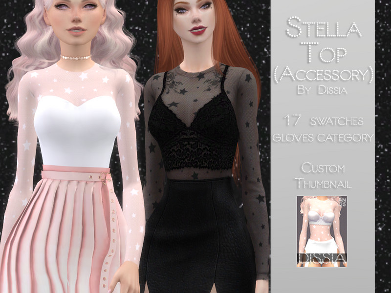 The Sims Resource - Stella Top (Accessory)