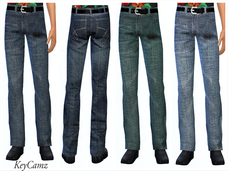 The Sims Resource - KeyCamz Men's Jeans 1226